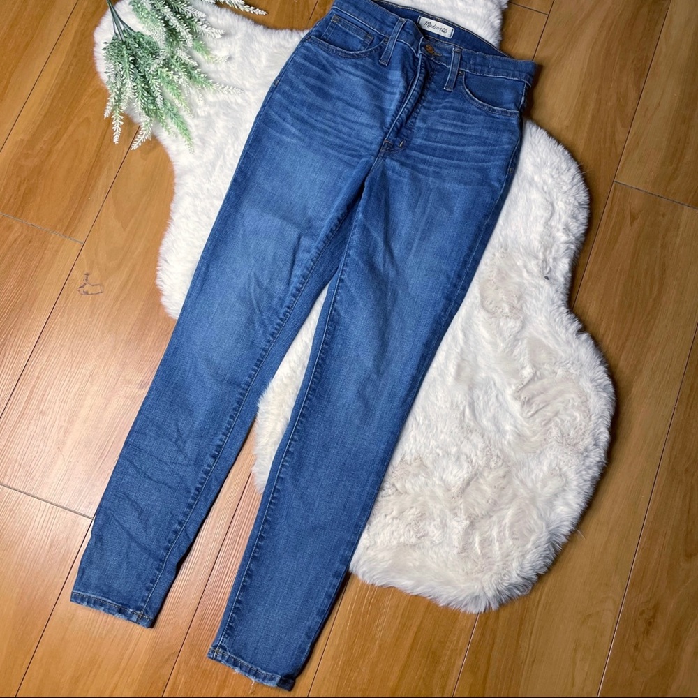 MADEWELL High rise skinny 26X27